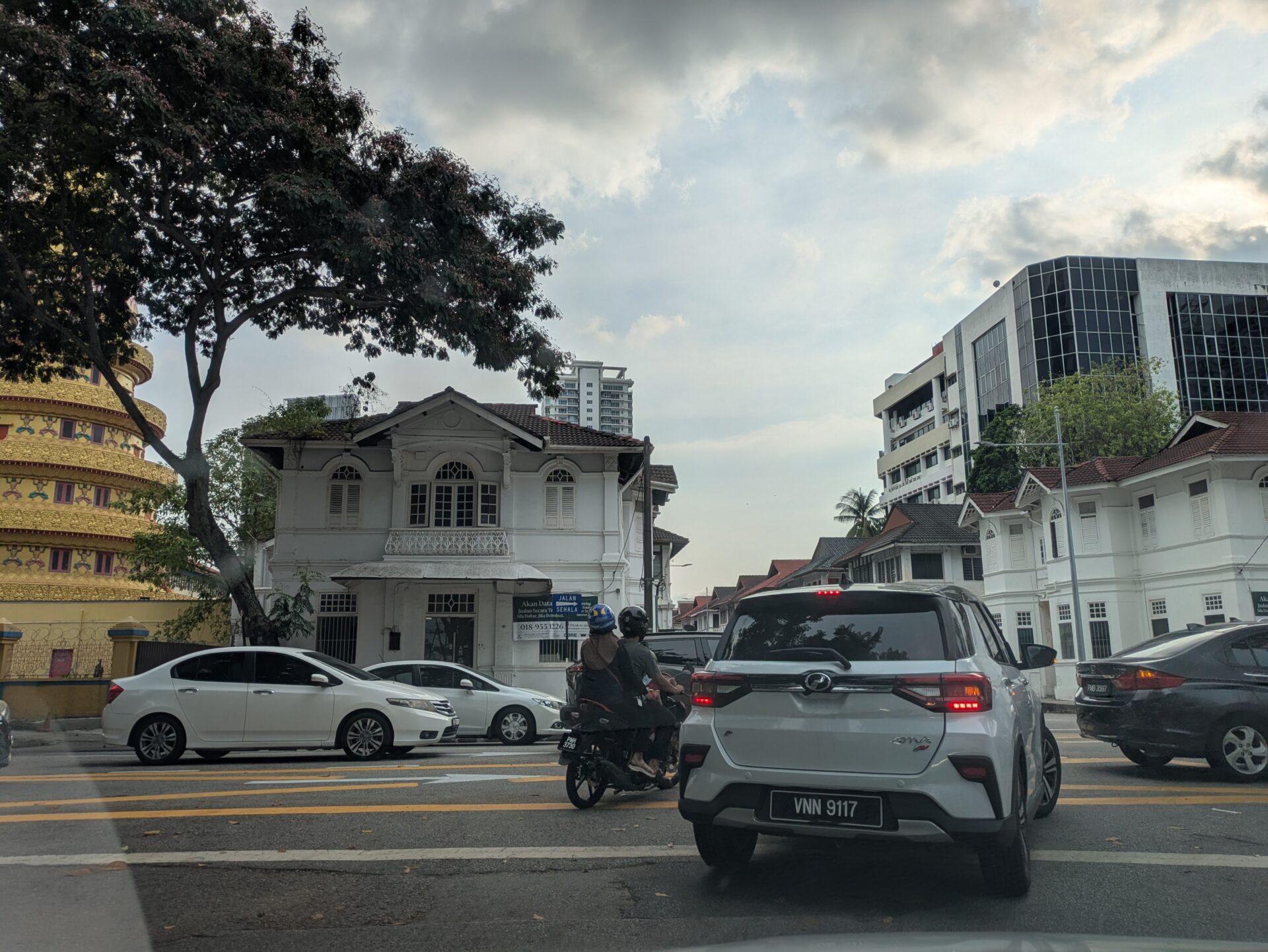 Traffic in Georgetown, Penang Island