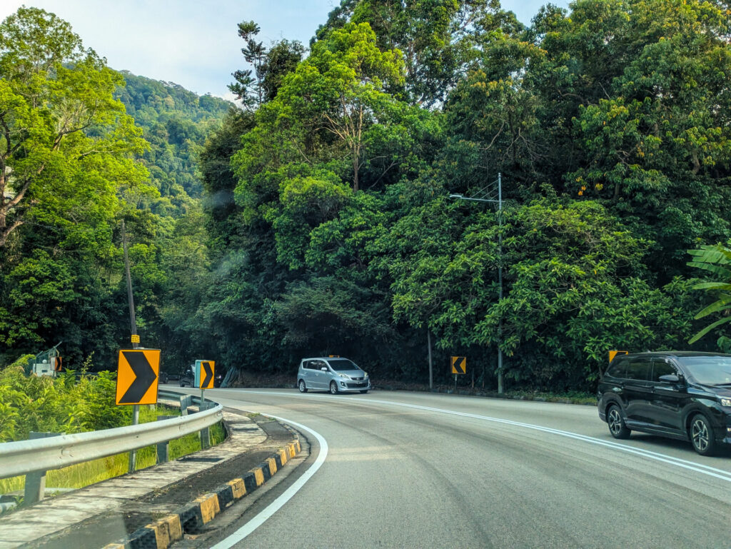 The road to Batu Ferringhi