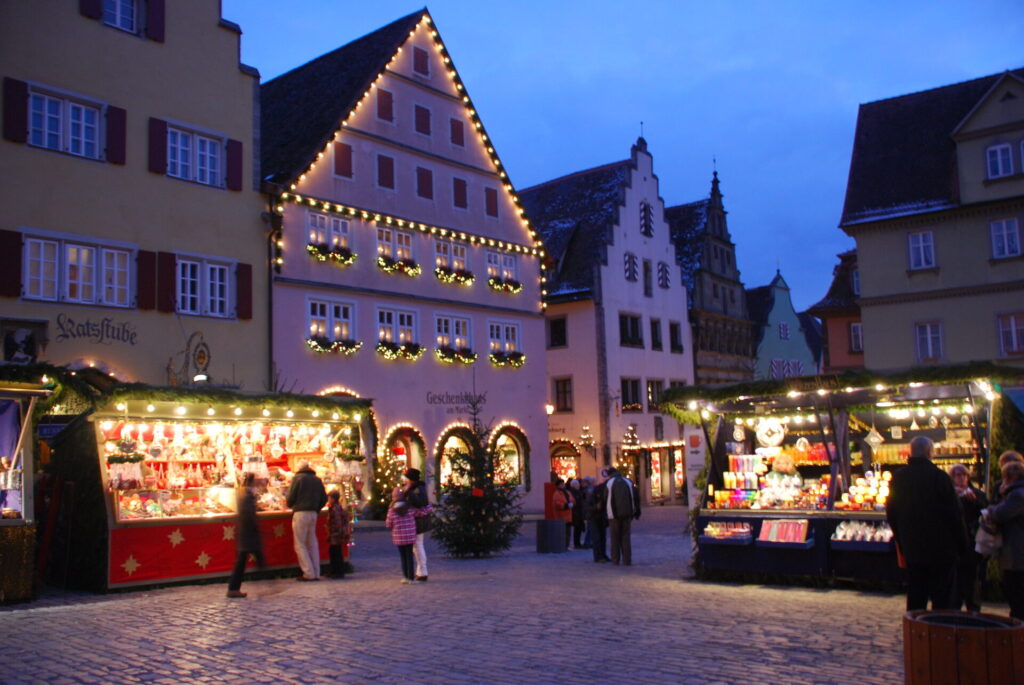 Christmas market at Rothenburg ob der Tauber