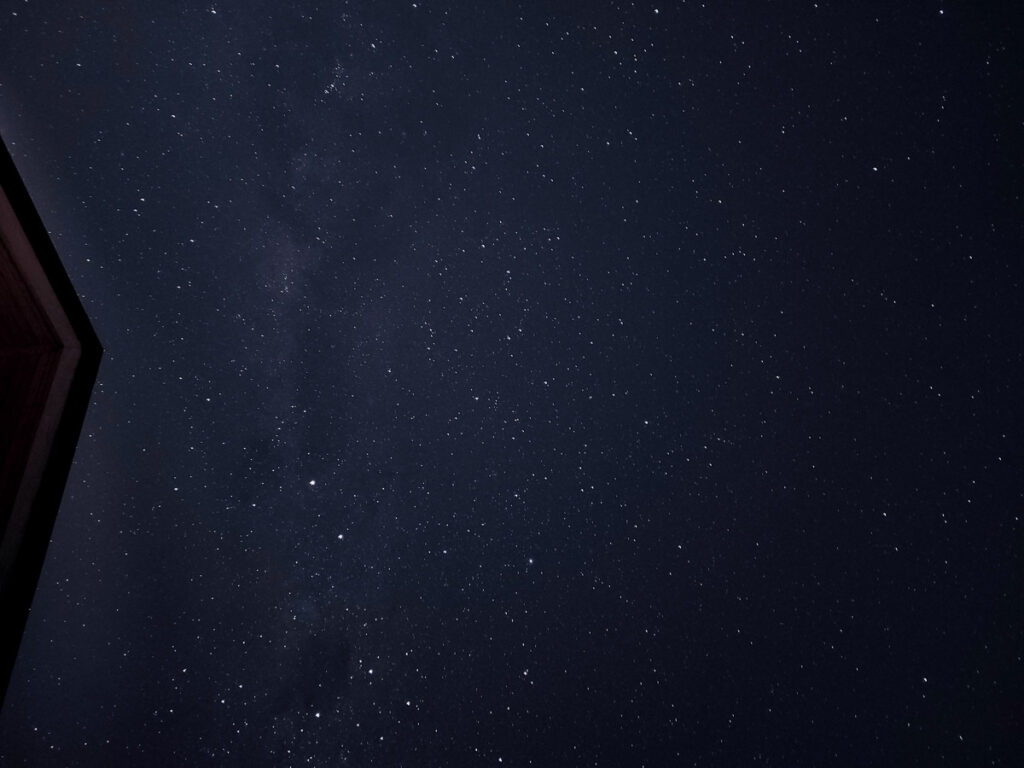 View of the night sky from Glenorchy