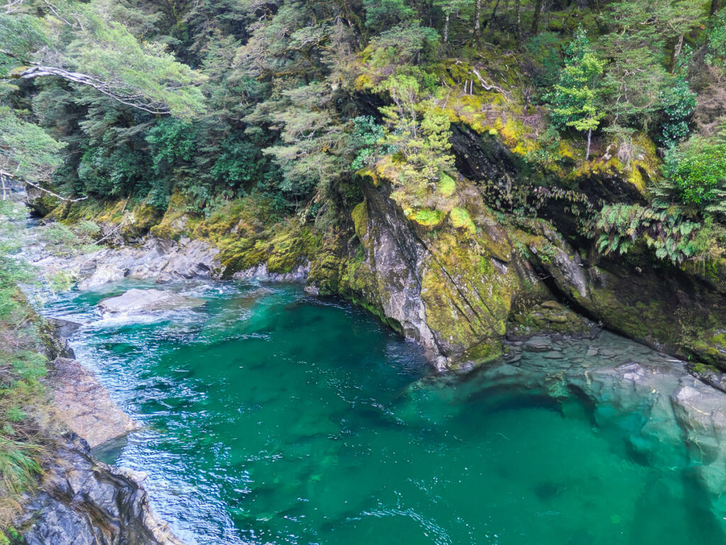 Deeper section of the Blue Pools
