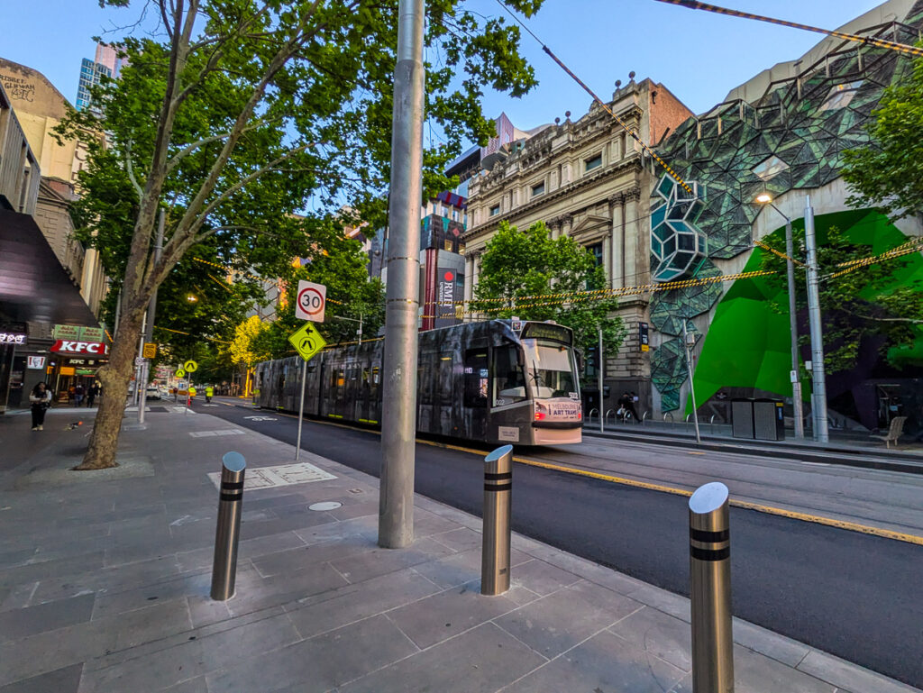 Tram in Melbourne's free tram zone