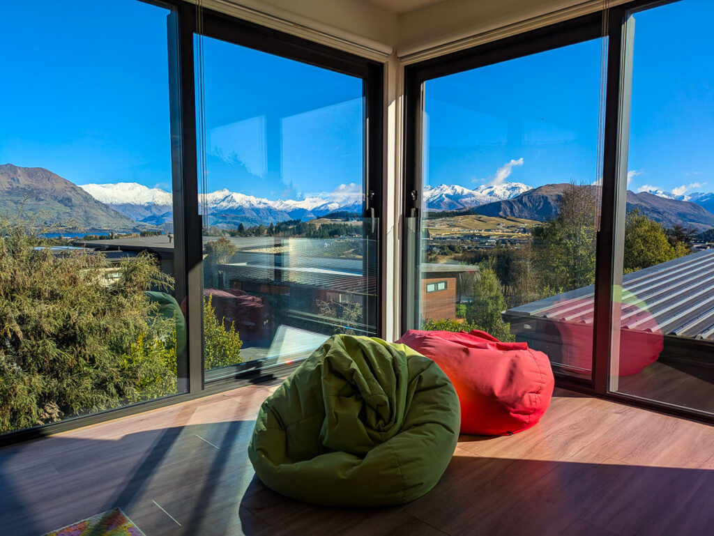 Views from our AirBnB in Wanaka